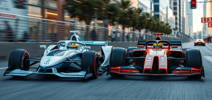 Comparaison des performances entre la Formule E et la Formule 1