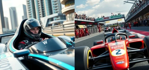Une image illustrant les différences d'approche des pilotes entre la Formule E et la Formule 1.
