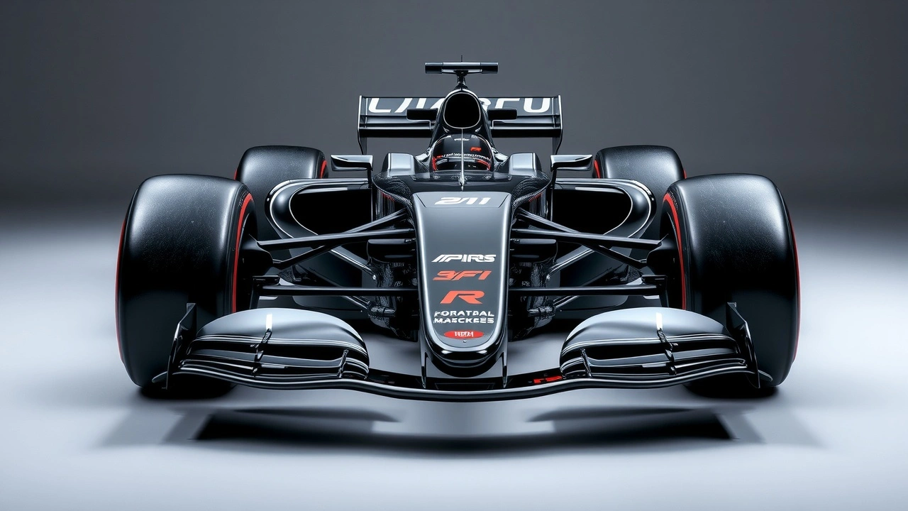 voiture de Formule 1 montrant des évolutions techniques