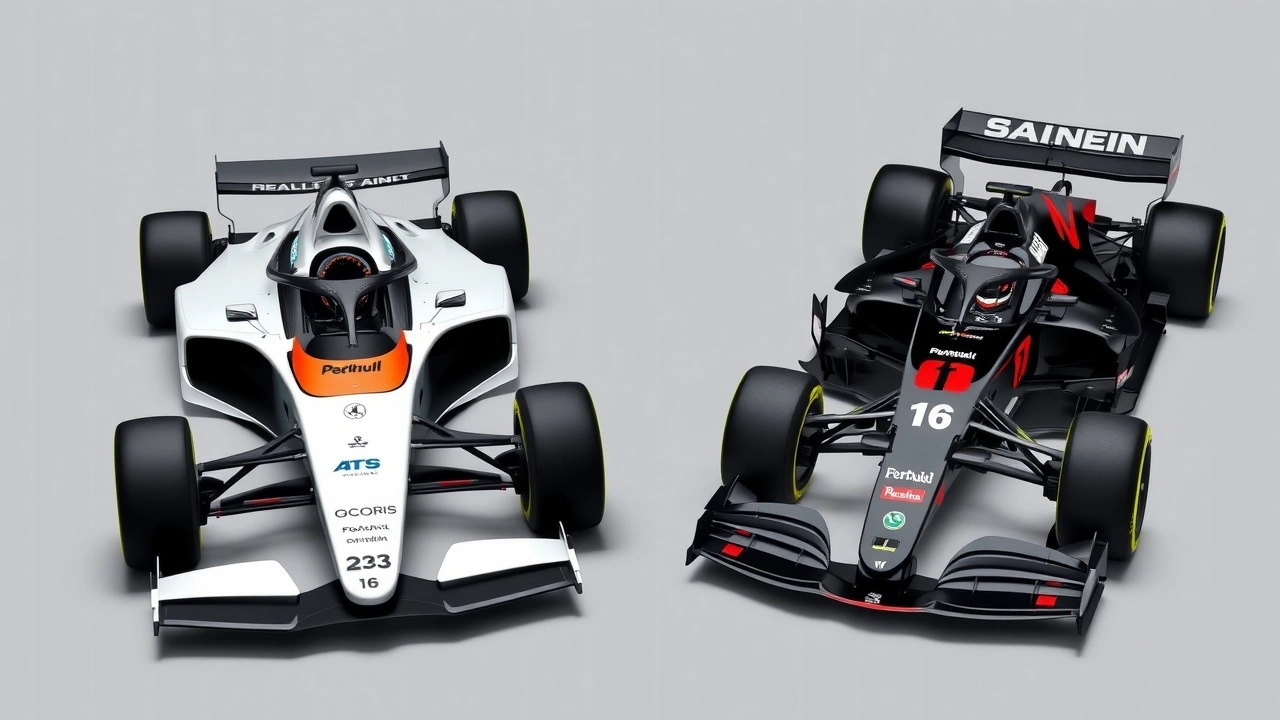 deux voitures de sport cote a cote