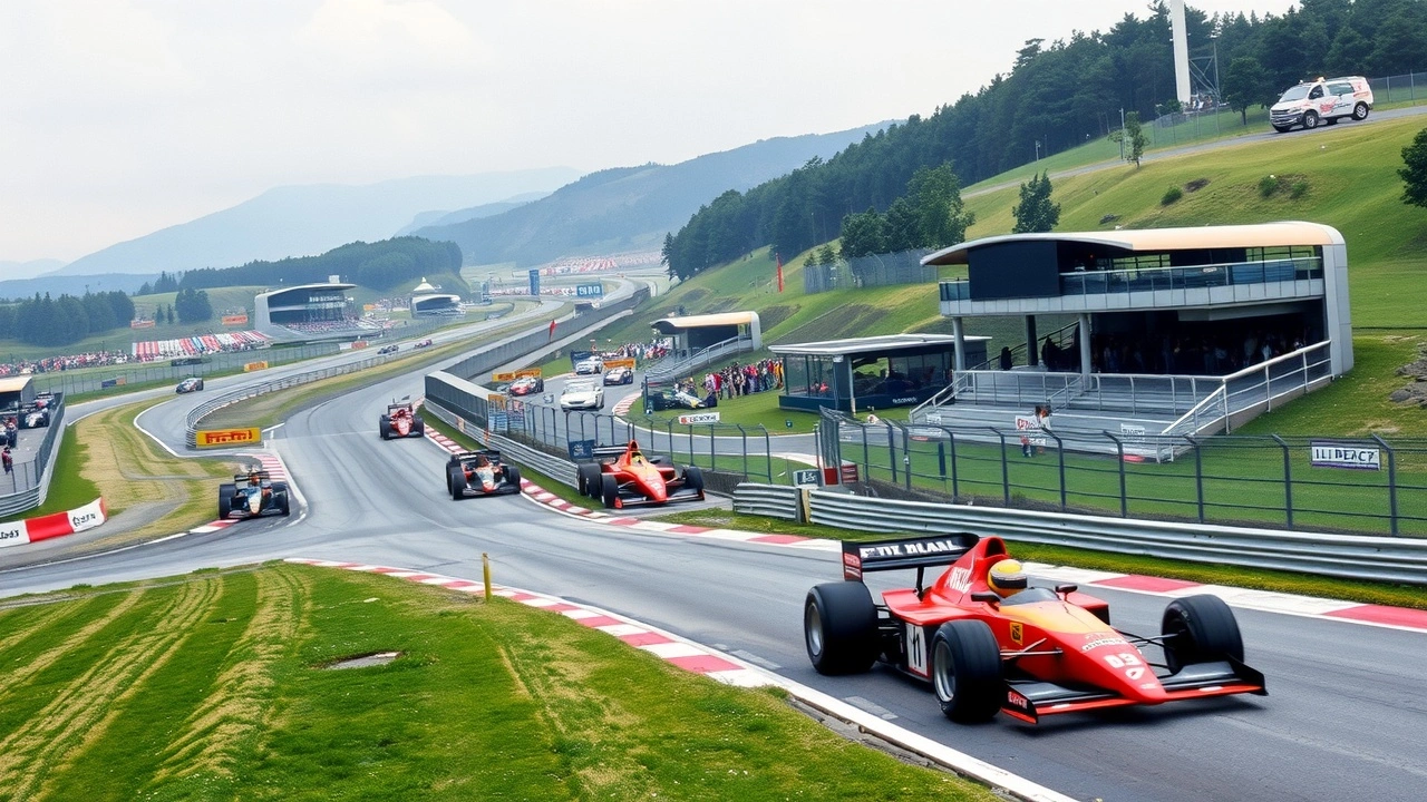circuit de Formule 1 des annees 1980 et 1990