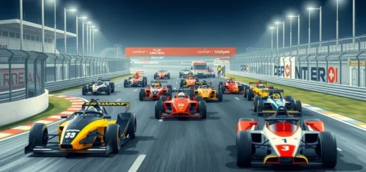 Une illustration montrant l'évolution des mesures de sécurité dans les sports automobiles.