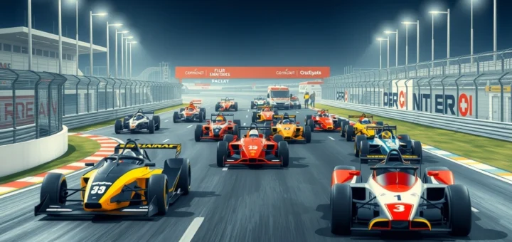 Une illustration montrant l'évolution des mesures de sécurité dans les sports automobiles.