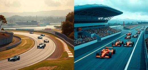 L'évolution des circuits emblématiques de la Formule 1 à travers les décennies