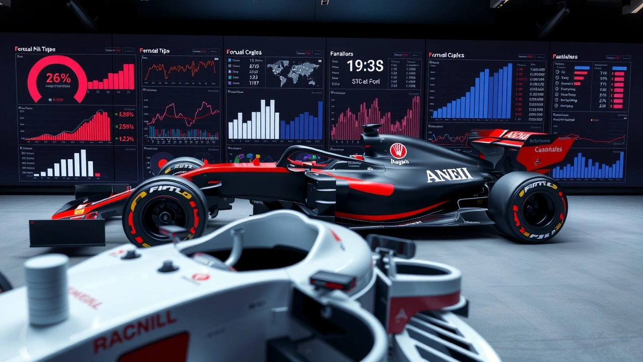 analyse de données en Formule 1 avec graphiques