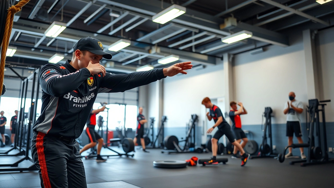 session dentrainement physique pour pilotes de course