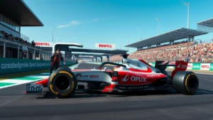 Une illustration photoréaliste de la sécurité en Formule 1, inspirée par Jules Bianchi.