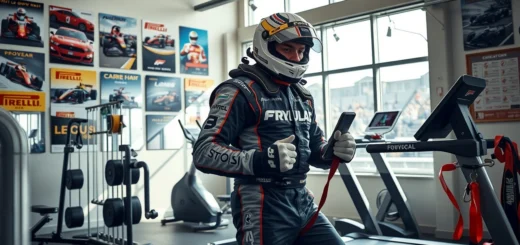 Une illustration des enjeux de la préparation physique pour les pilotes de sports automobiles.