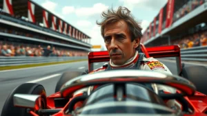 Alain Prost en Formule 1, illustrant ses rivalites marquantes