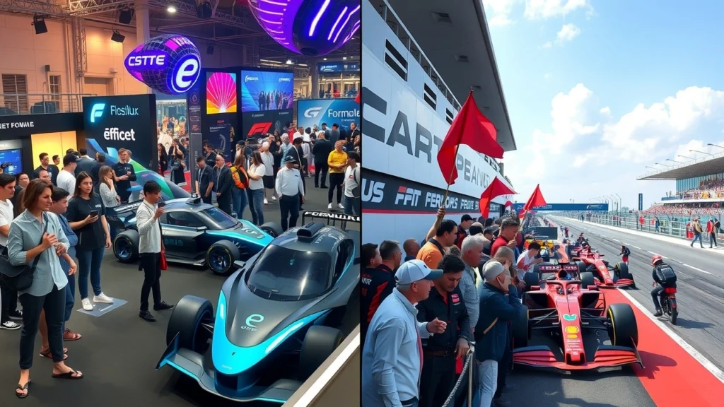 Une comparaison entre deux fanbases à un événement de Formule E et un événement de Formule 1.