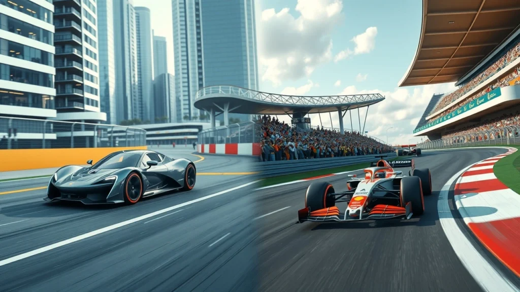 Comparaison entre la Formule E et la Formule 1 sur deux circuits