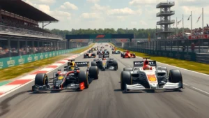 Une illustration des performances des écuries de Formule 1 et leur impact sur le championnat mondial.