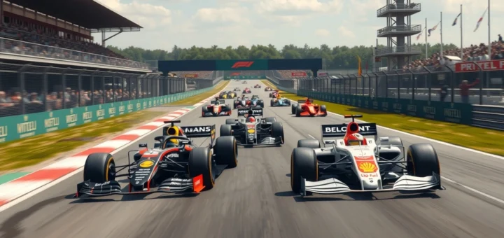 Une illustration des performances des écuries de Formule 1 et leur impact sur le championnat mondial.