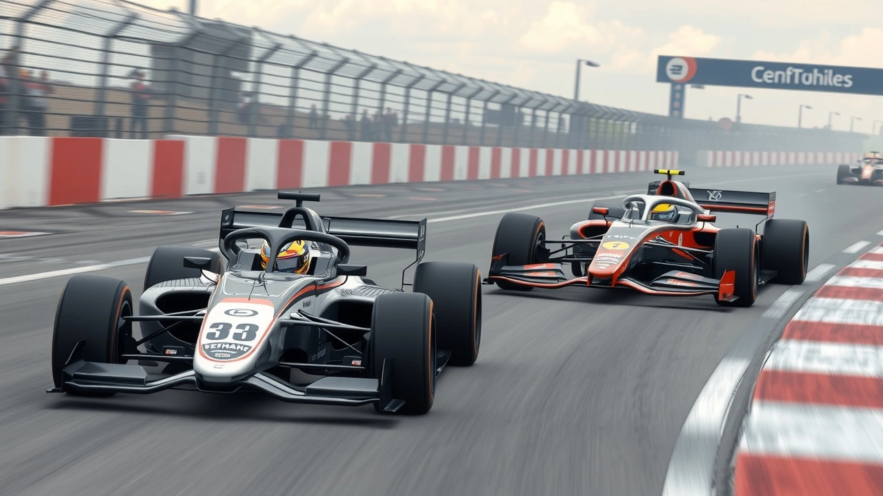 photo d'une voiture de Formule E et d'une voiture de Formule 1