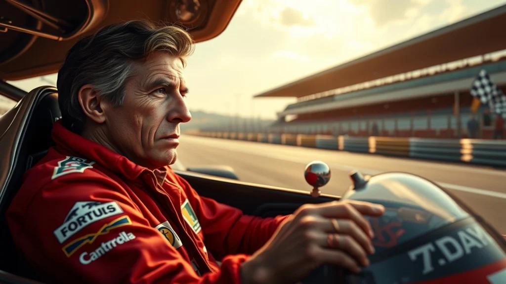 Alain Prost réfléchissant aux défis de sa carrière de pilote.