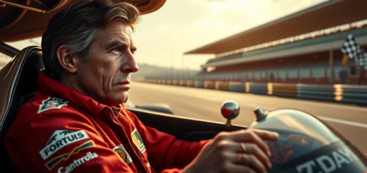 Alain Prost réfléchissant aux défis de sa carrière de pilote.