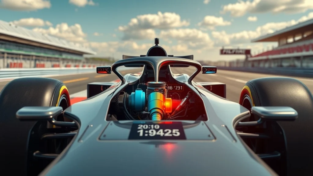Une image montrant l'importance des systèmes de gestion de la température dans les monoplaces de Formule 1 modernes.