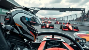 Illustration des innovations en technologie de sécurité dans la Formule 1.