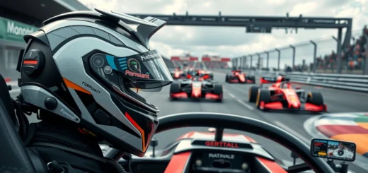 Illustration des innovations en technologie de sécurité dans la Formule 1.