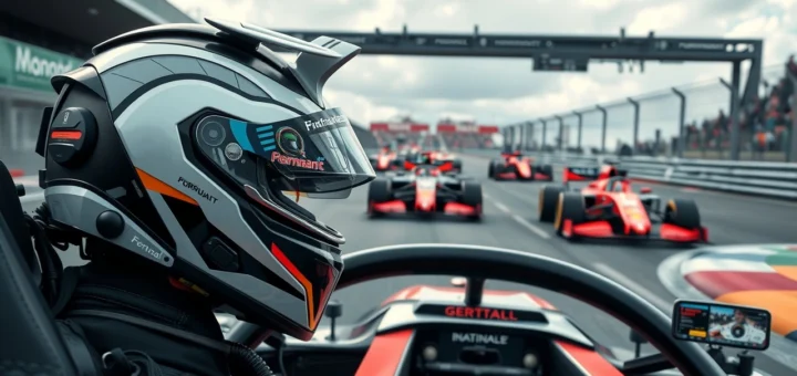 Illustration des innovations en technologie de sécurité dans la Formule 1.