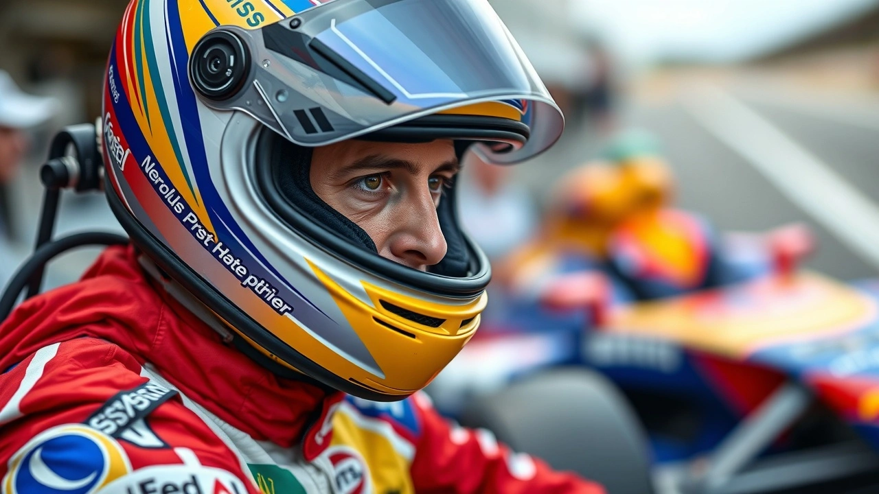 Nicolas Prost en pleine activité de course automobile