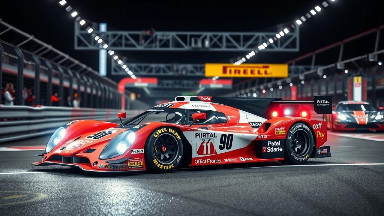 voiture de course partageant des mises a jour sur les reseaux sociaux