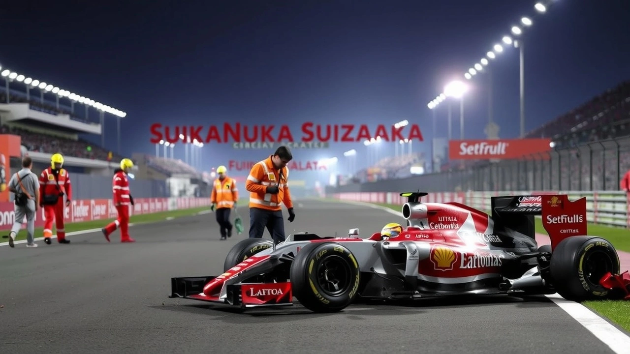 Accident de Jules Bianchi sur le circuit de Suzuka