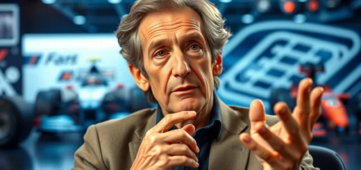 Alain Prost discute de l'avenir de la Formule 1 avec les jeunes pilotes.