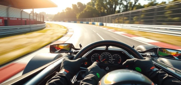 Une scène illustrant l'influence des systèmes de direction assistée sur la maniabilité des monoplaces en Formule 1.