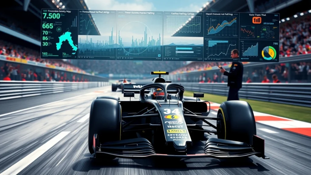 Une image illustrant les technologies avancées de télémétrie en Formule 1 en 2023.