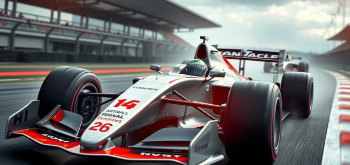 Une illustration des tendances récentes en conception de châssis en Formule 1, montrant l'influence sur la performance.