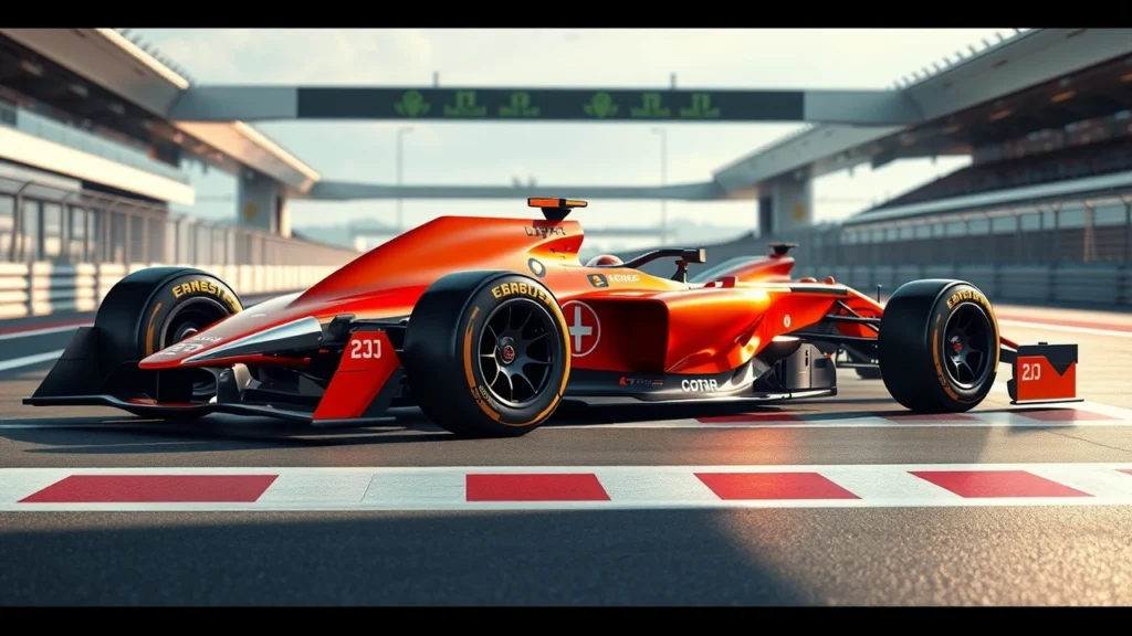 Illustration des tendances modernes du design automobile en Formule 1