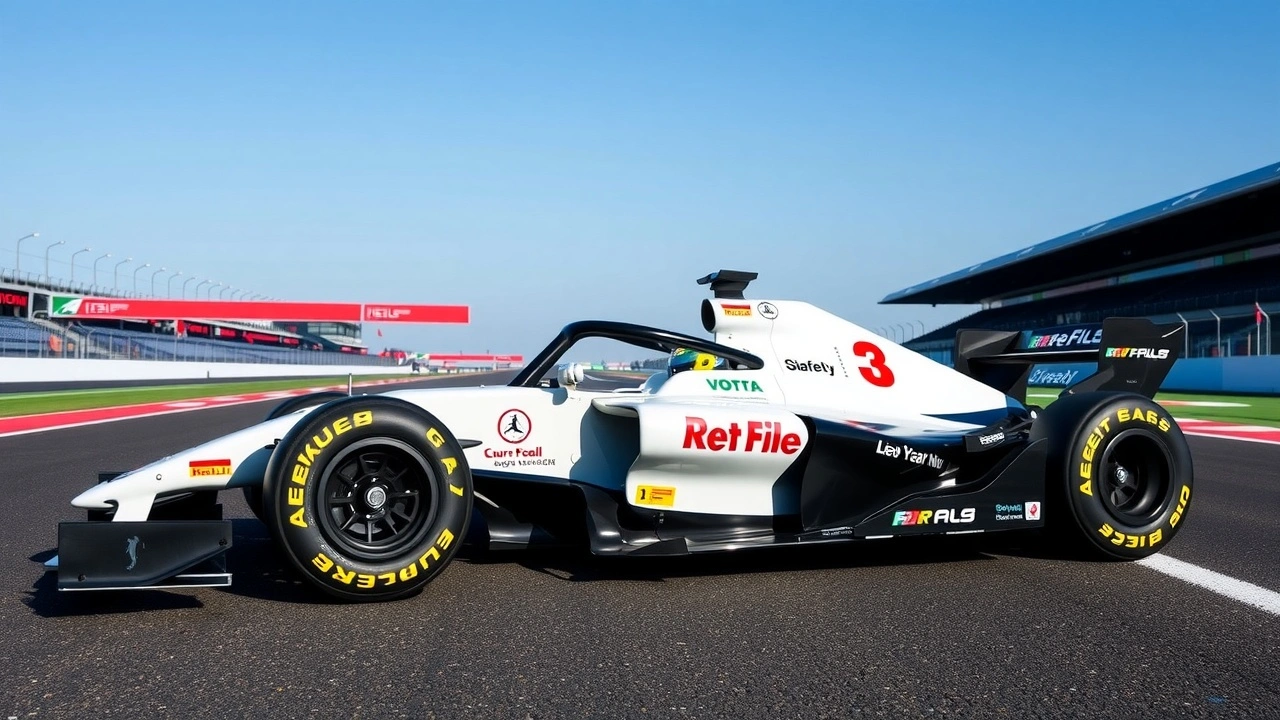 Voiture de sécurité de Formule 1 sur un circuit