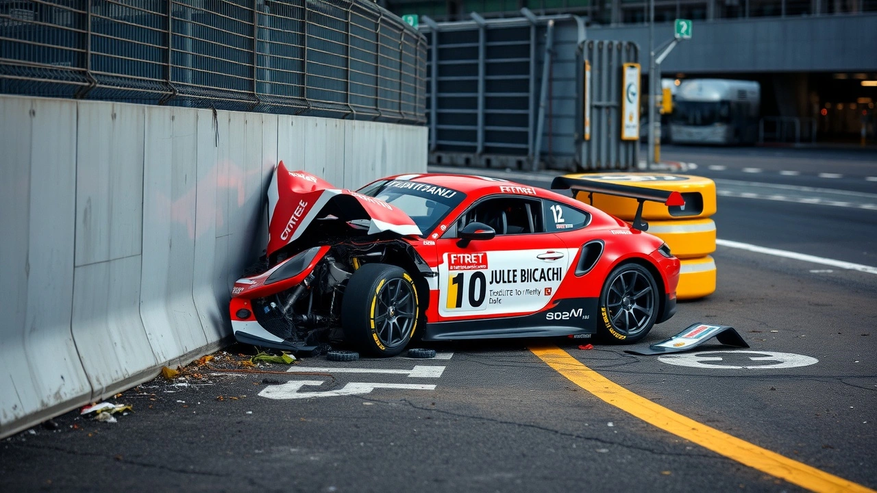 accident de la voiture de Jules Bianchi à Suzuka