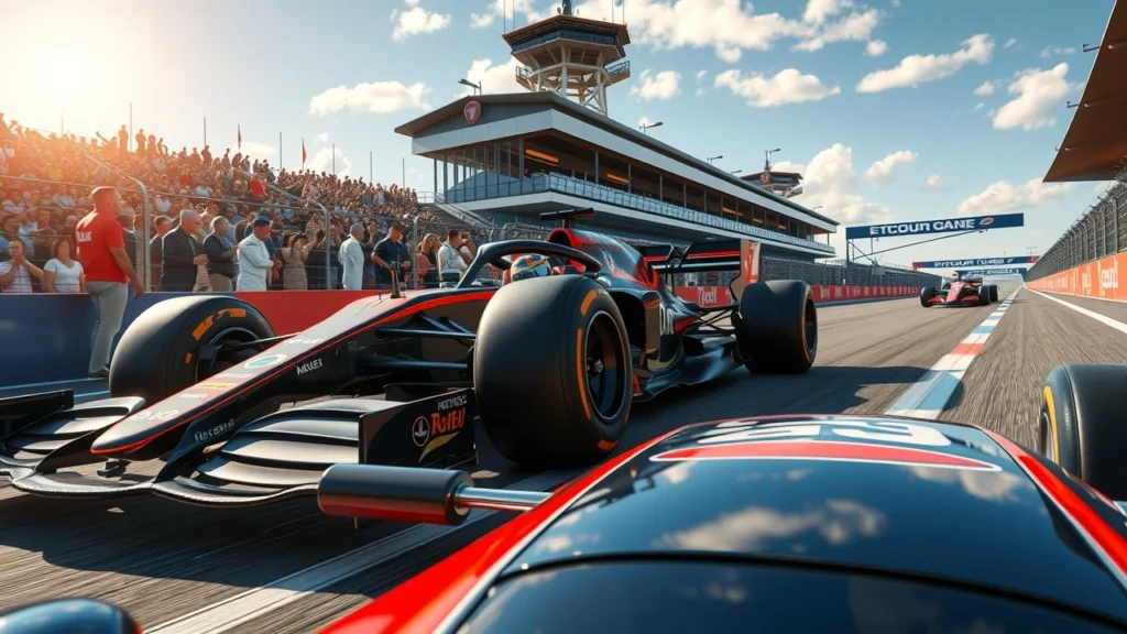 Illustration de l'importance de la sécurité en Formule 1 inspirée par Jules Bianchi.