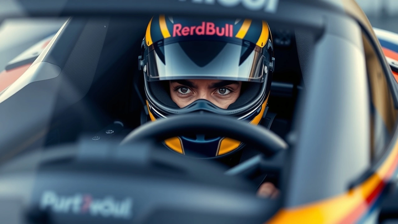 Nicolas Prost en pleine course automobile