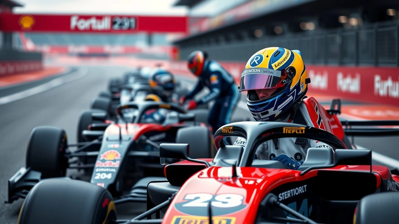 Pilotes de Formule 1 lors d essais pré-saison