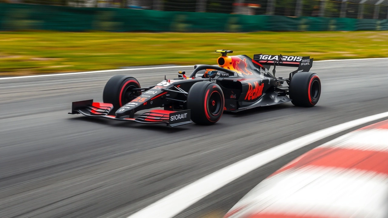 voiture de Formule 1 moderne avec technologies aérodynamiques